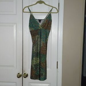 Tracy Lynn print dress  SZ M